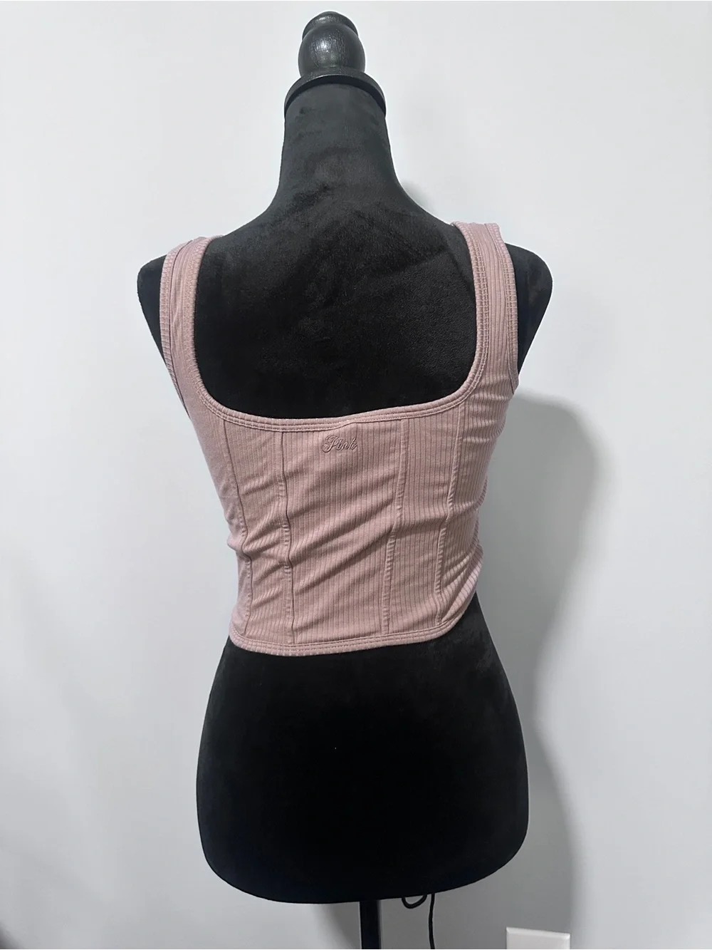 PINK Victorias Secret Corset Style Crop Top